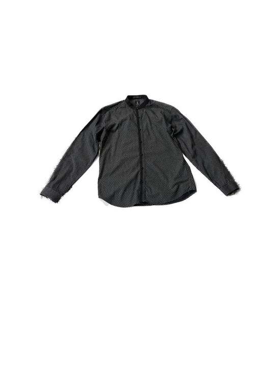 Van Heusen Other - Van Heusen Men's Slim Fit Long Sleeve Button Down Shirt Blk Geo Print 40 cm 15 1